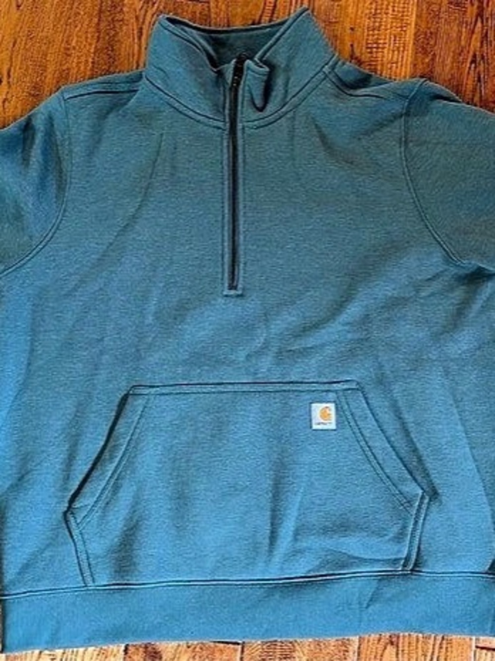 Carhartt Relaxed Fit Midweight Half-Zip Sweatshirt Blue XL